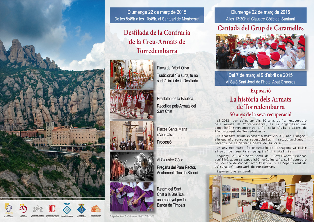 Programa d'activitats de la Confraria a Montserrat